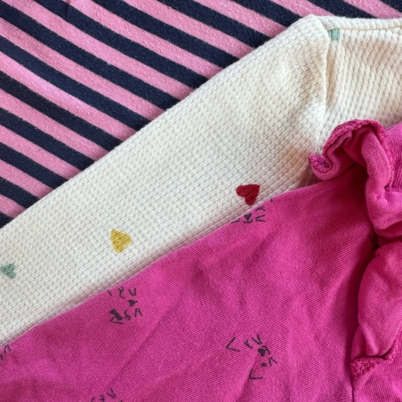 Old Navy Girls Long Sleeve Cotton Tee Shirt Bundle 3T - Picture 5 of 6